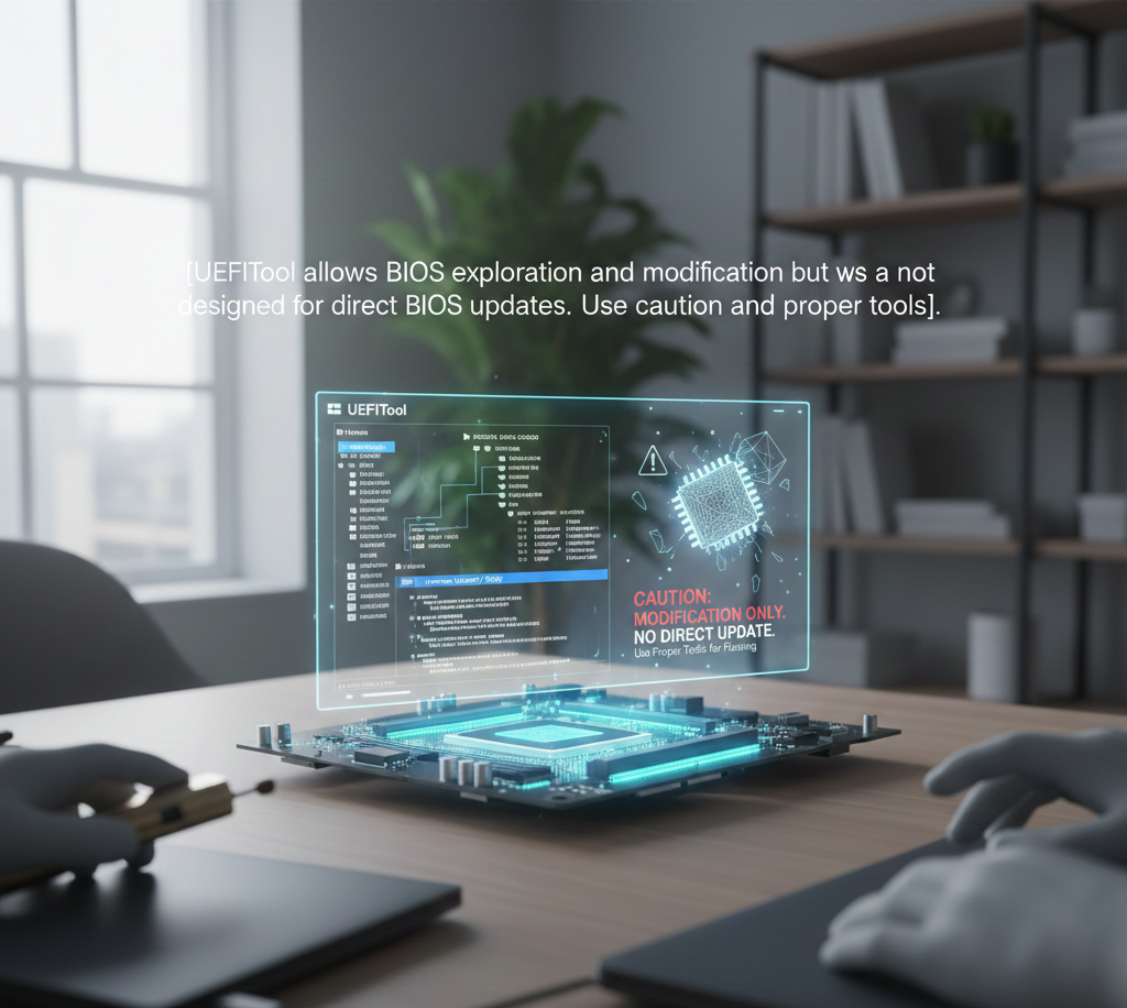 Can I use UEFITool to update my BIOS